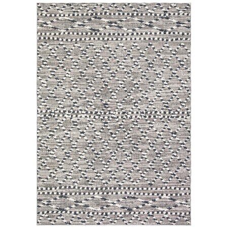 Safavieh 5 ft. -3 in. x 7 ft. -7 in. Rectanglar Global 800 Rug - Grey & Ivory GLB879F-5